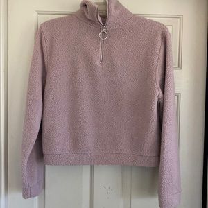 Light Pink Zip sweater